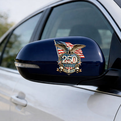 USA 250th Anniversary Eagle and Flag Decal for Car, Truck, Laptop & More