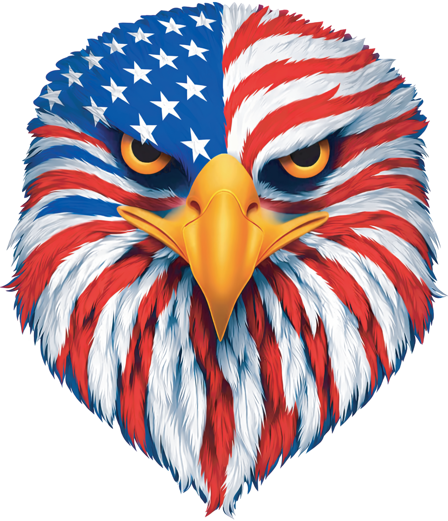American Eagle Pride – Patriotic Flag Decal