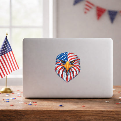 American Eagle Pride – Patriotic Flag Decal