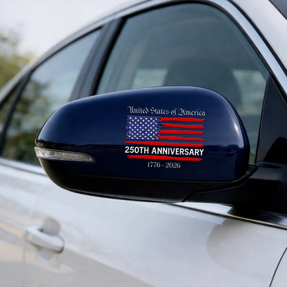 United States 250th Anniversary - Patriotic Flag Decal