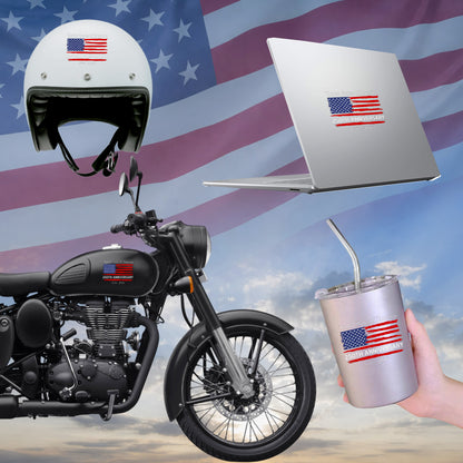 United States 250th Anniversary - Patriotic Flag Decal
