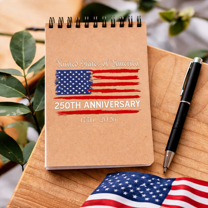 United States 250th Anniversary - Patriotic Flag Decal