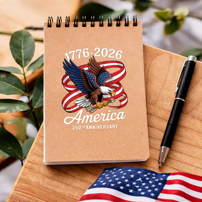 America Eagle Ribbon 1776–2026 Patriotic Decal