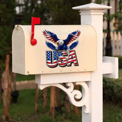 Faith, Family, and Freedom USA Eagle Decal for Car, Truck, Bottle, Laptop & More