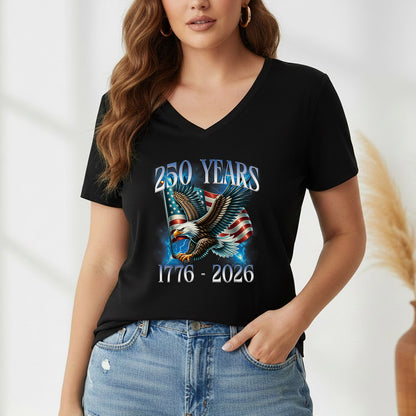 America 250th Anniversary Eagle Flag – America 250th Anniversary – Unisex Tshirt Gildan / Tshirt Comfort / V-neck/ Hoodie / Sweatshirt