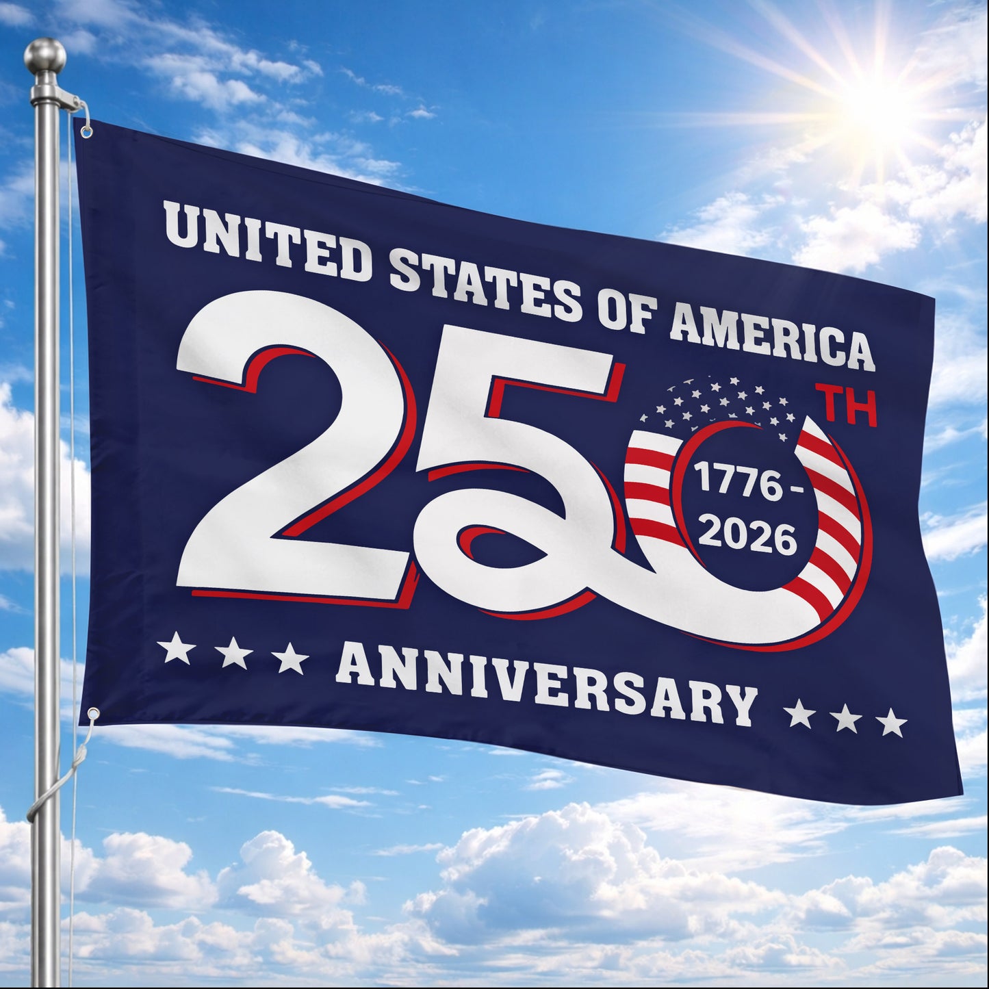United States 250th Anniversary - House Flag/Garden Flag
