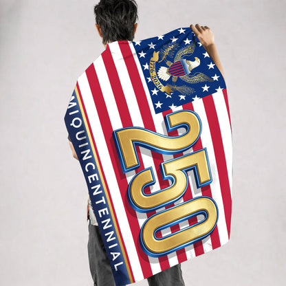 250 Semiquincentennial Stars & Stripes (1776–2026)- House Flag/Garden Flag