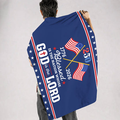 Blessed Is the Nation 250 (1776–2026)- House Flag/Garden Flag