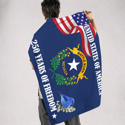 Wyoming Forever West 250 Years of Freedom (1776–2026) - House Flag/Garden Flag