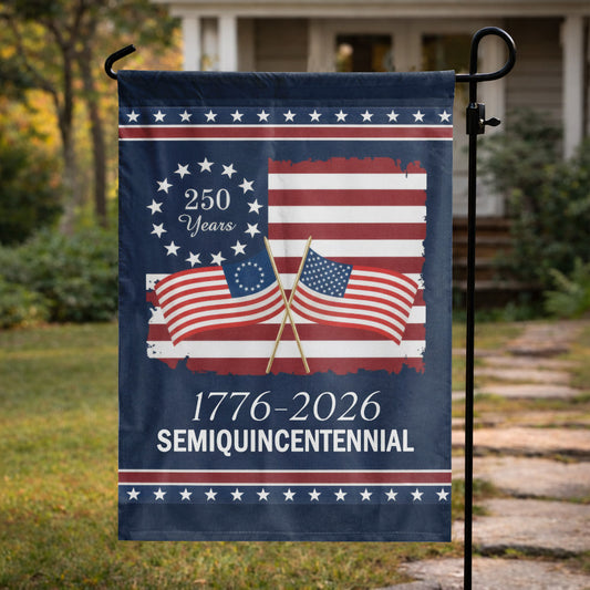 Semiquincentennial 1776–2026 - House Flag/Garden Flag
