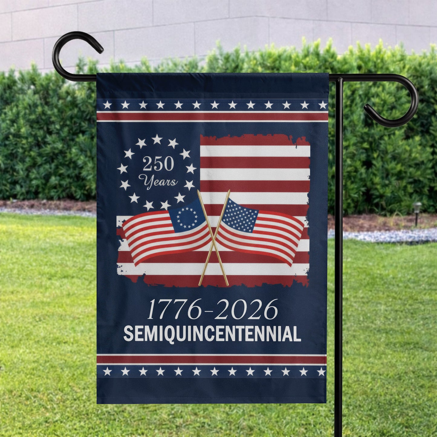 Semiquincentennial 1776–2026 - House Flag/Garden Flag