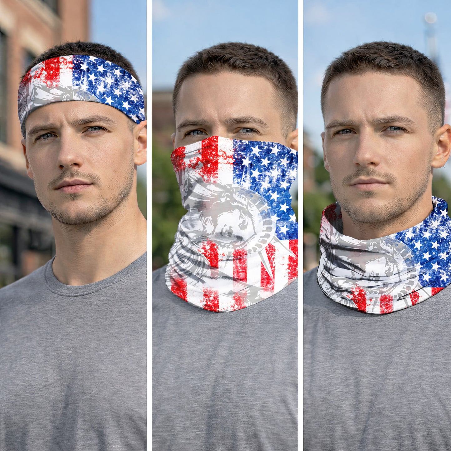 Liberty Flag Bandana Mask