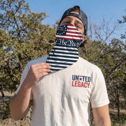 We the People 1776 USA Flag Bandana Mask