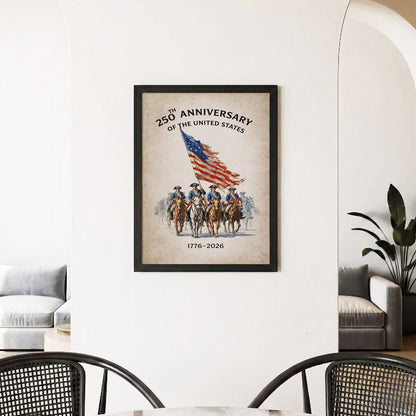 Revolutionary Riders 1776–2026 Poster/Canvas