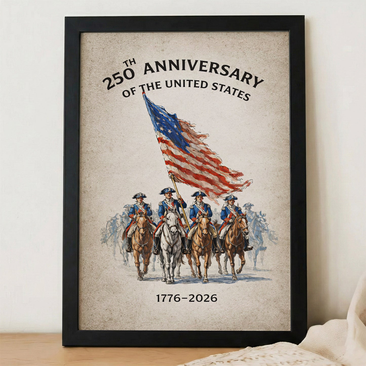 Revolutionary Riders 1776–2026 Poster/Canvas