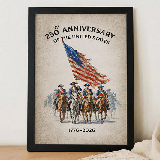 Revolutionary Riders 1776–2026 Poster/Canvas