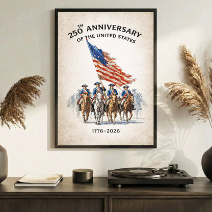 Revolutionary Riders 1776–2026 Poster/Canvas