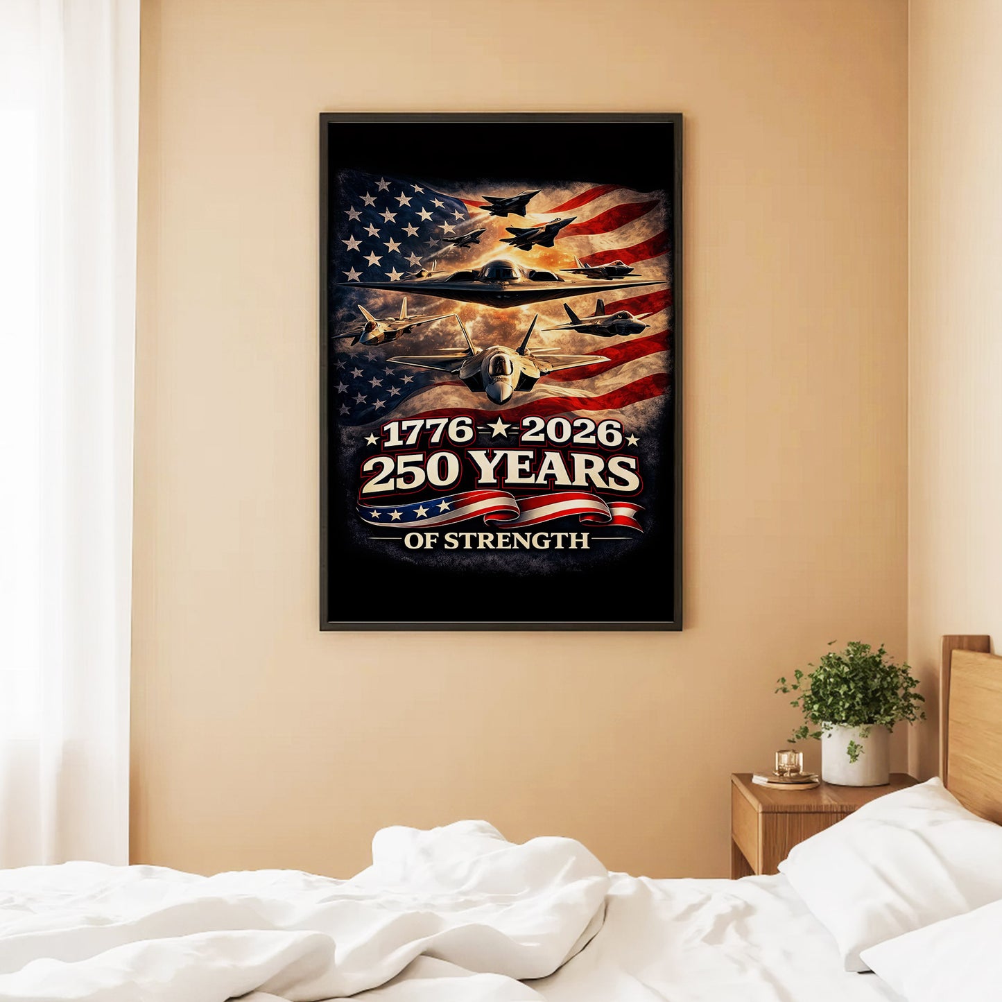 Freedom Flight 250 Years of Strength Poster/Canvas