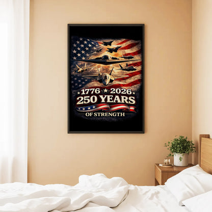 Freedom Flight 250 Years of Strength Poster/Canvas