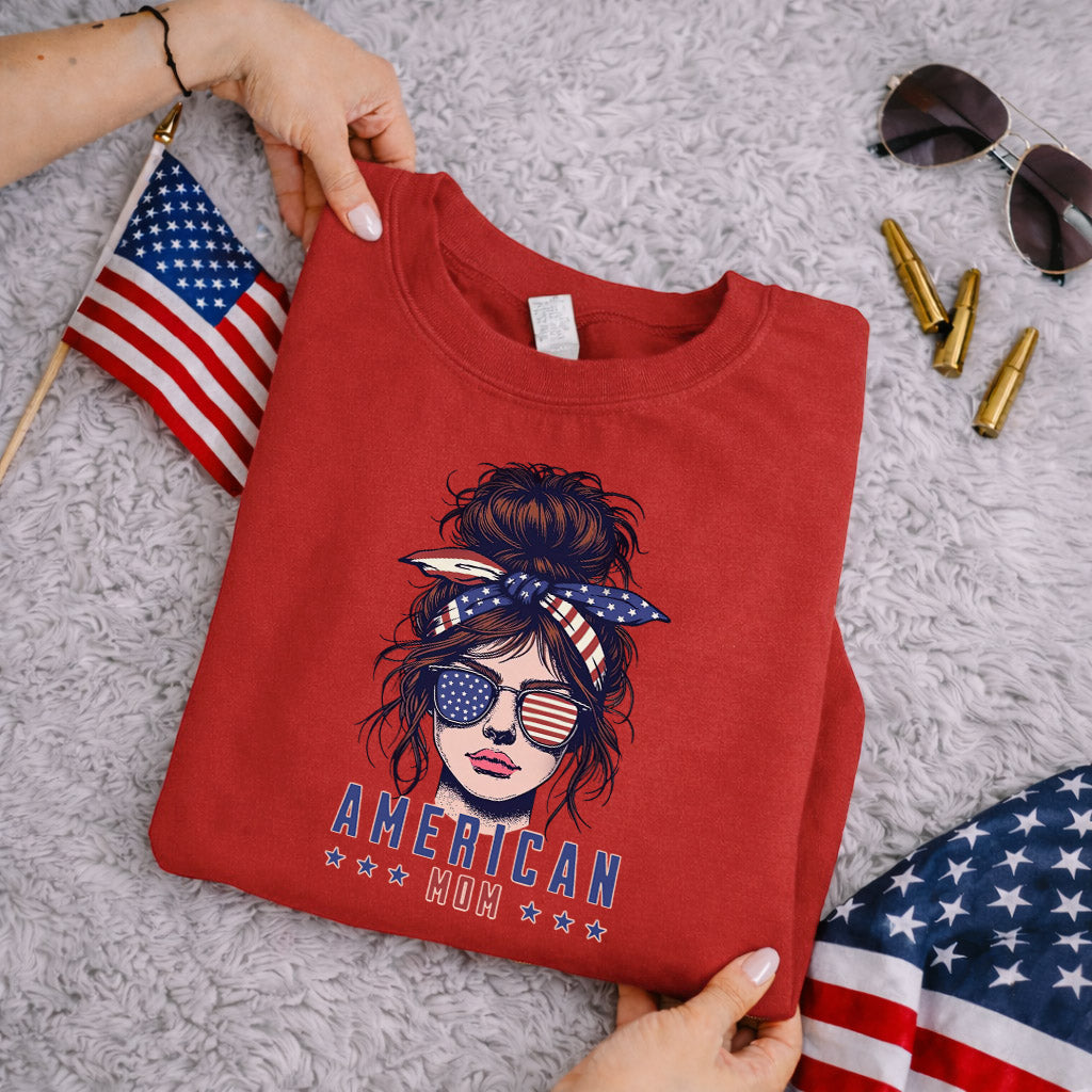 American Mom Freedom – USA Girls – Unisex Tshirt Gildan / Tshirt Comfort / V-neck/ Hoodie / Sweatshirt