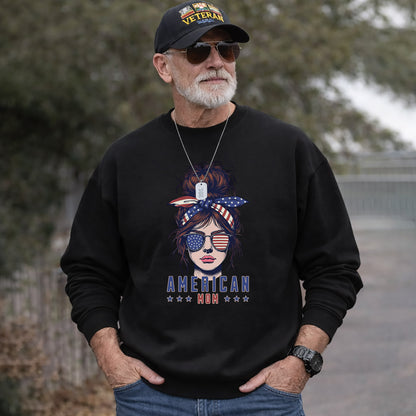 American Mom Freedom – USA Girls – Unisex Tshirt Gildan / Tshirt Comfort / V-neck/ Hoodie / Sweatshirt
