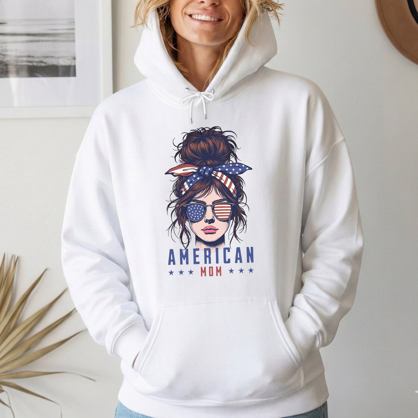 American Mom Freedom – USA Girls – Unisex Tshirt Gildan / Tshirt Comfort / V-neck/ Hoodie / Sweatshirt