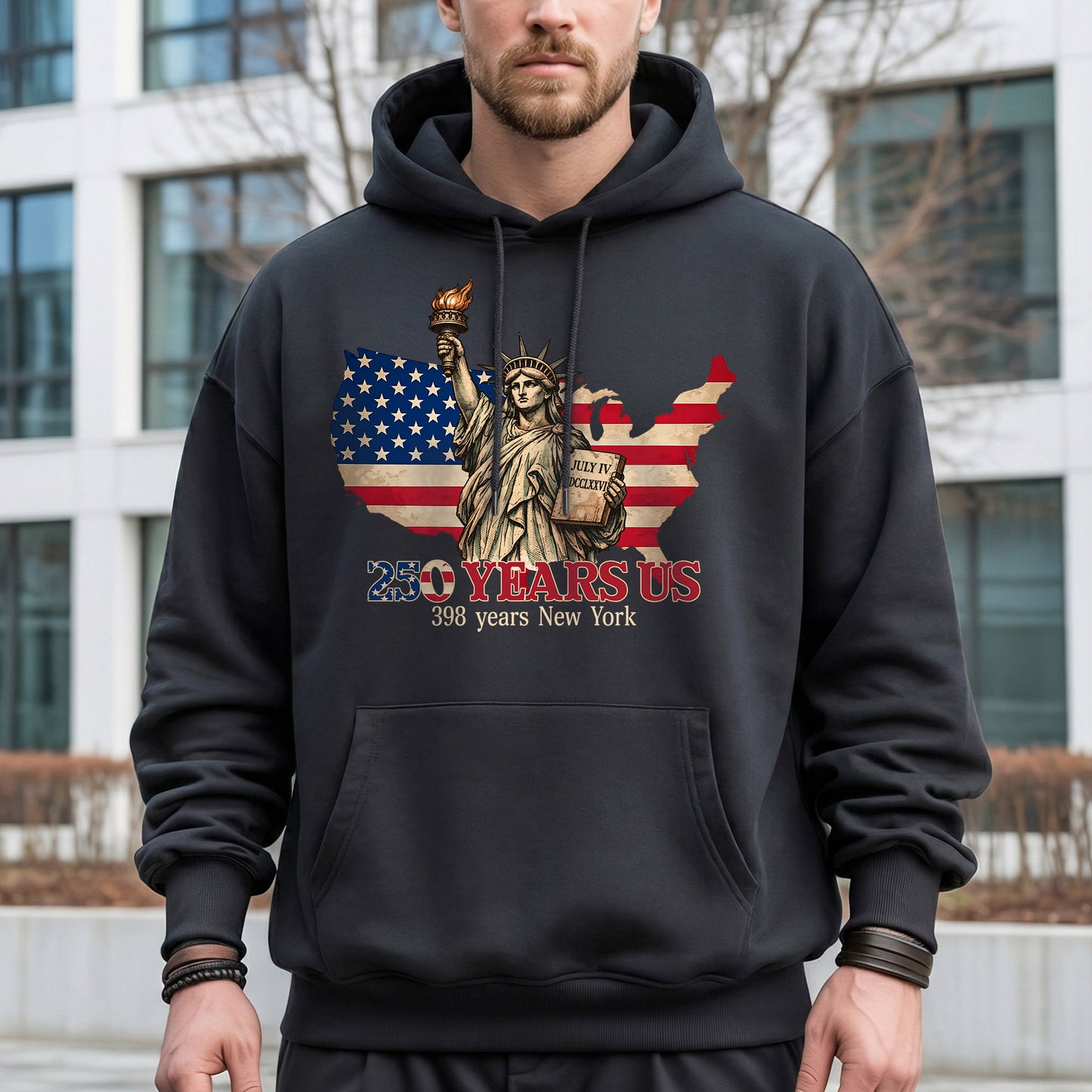 250 Years of US Freedom, Statue of Liberty and New York Celebration – State Pride – Unisex Tshirt Gildan / Tshirt Comfort / V-neck/ Hoodie / Sweatshirt