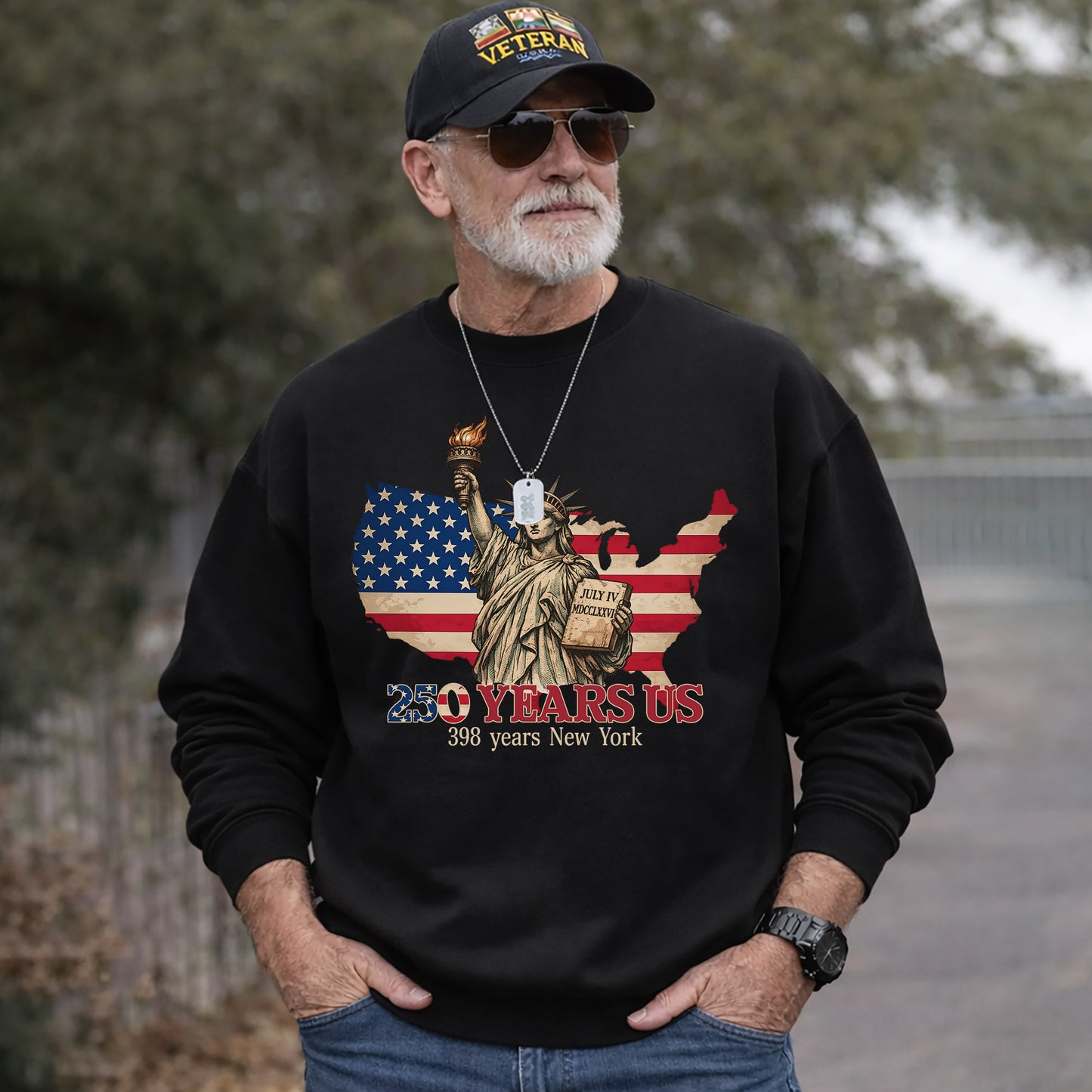 250 Years of US Freedom, Statue of Liberty and New York Celebration – State Pride – Unisex Tshirt Gildan / Tshirt Comfort / V-neck/ Hoodie / Sweatshirt