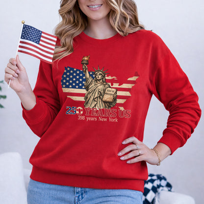 250 Years of US Freedom, Statue of Liberty and New York Celebration – State Pride – Unisex Tshirt Gildan / Tshirt Comfort / V-neck/ Hoodie / Sweatshirt