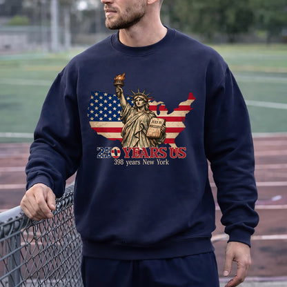 250 Years of US Freedom, Statue of Liberty and New York Celebration – State Pride – Unisex Tshirt Gildan / Tshirt Comfort / V-neck/ Hoodie / Sweatshirt