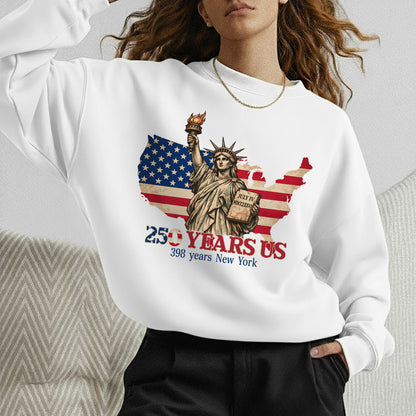 250 Years of US Freedom, Statue of Liberty and New York Celebration – State Pride – Unisex Tshirt Gildan / Tshirt Comfort / V-neck/ Hoodie / Sweatshirt