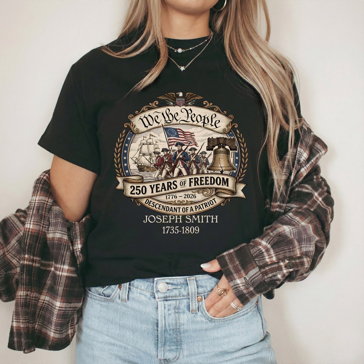 We the People – American 250th Anniversary – Unisex T-Shirt Gildan / Comfort Colors / V-Neck / Hoodie / Sweatshirt