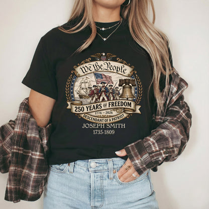 We the People – American 250th Anniversary – Unisex T-Shirt Gildan / Comfort Colors / V-Neck / Hoodie / Sweatshirt