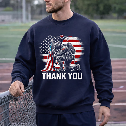 Thank You Veteran Patriotic Appreciation – Unisex T-Shirt Gildan / Comfort Colors / V-Neck / Hoodie / Sweatshirt