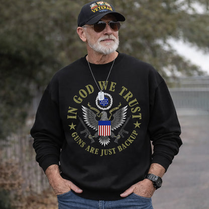 In God We Trust – Faith & Freedom – Unisex Tshirt Gildan / Tshirt Comfort / V-neck/ Hoodie / Sweatshirt