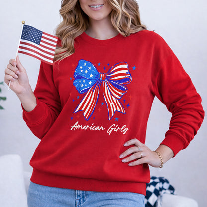 American Girly – USA Girls – Unisex Tshirt Gildan / Tshirt Comfort / V-neck/ Hoodie / Sweatshirt