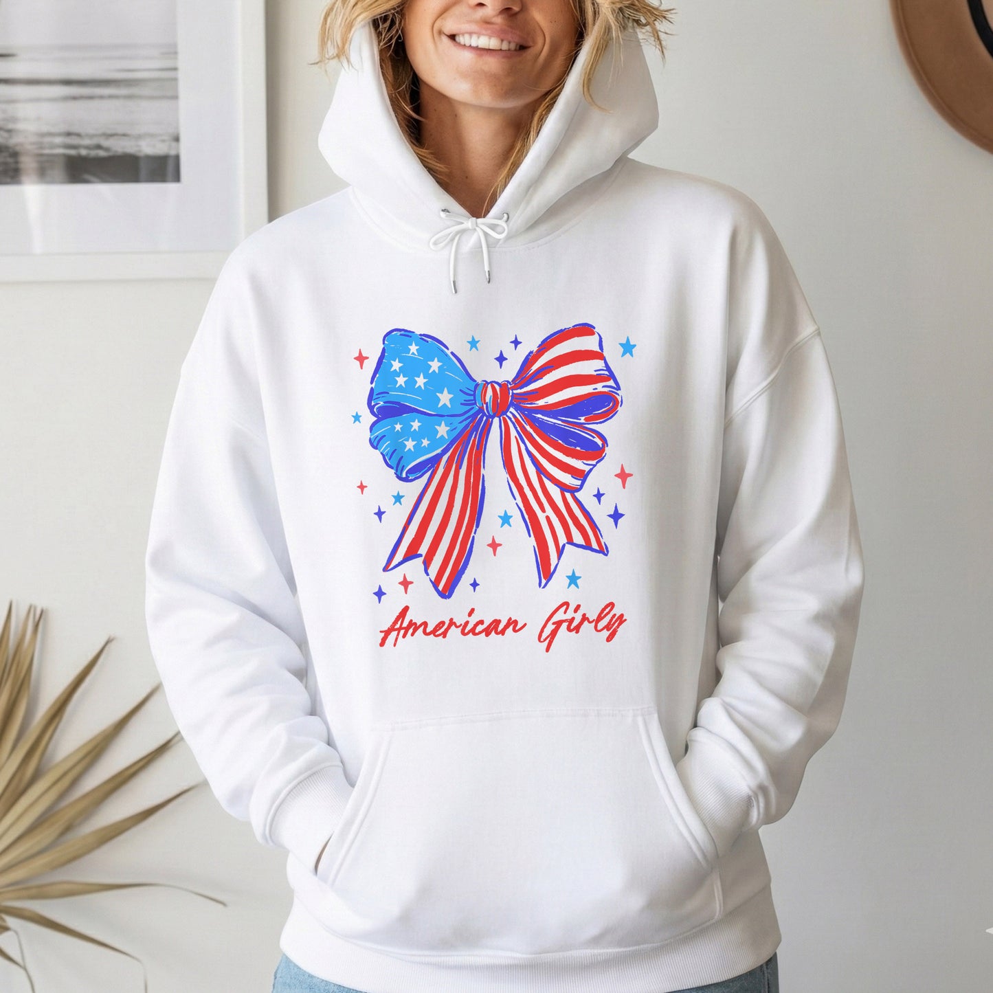 American Girly – USA Girls – Unisex Tshirt Gildan / Tshirt Comfort / V-neck/ Hoodie / Sweatshirt