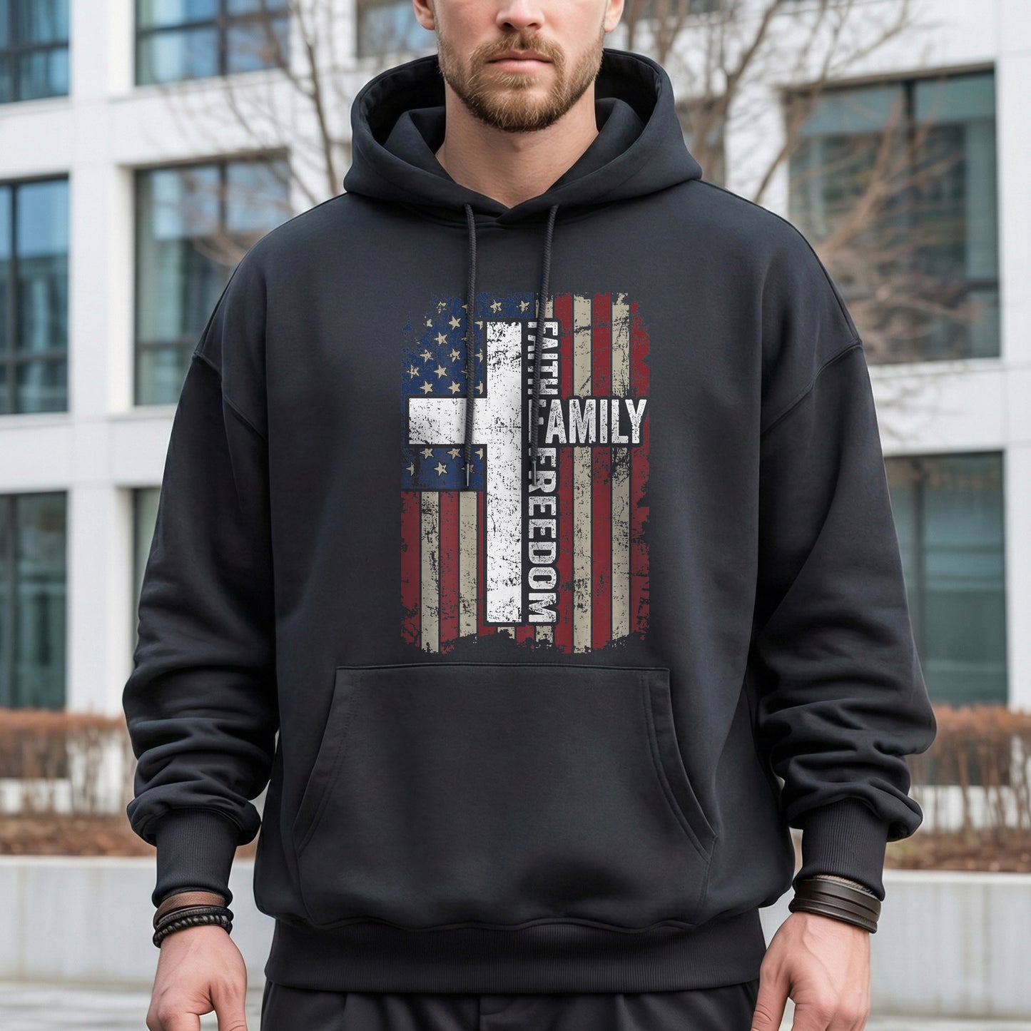 Faith, Family, Freedom – Faith & Freedom – Unisex Tshirt Gildan / Tshirt Comfort / V-neck/ Hoodie / Sweatshirt