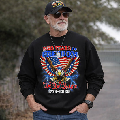 Patriotic Eagle “We The People” – America 250th Anniversary – Unisex Tshirt Gildan / Tshirt Comfort / V-neck/ Hoodie / Sweatshirt