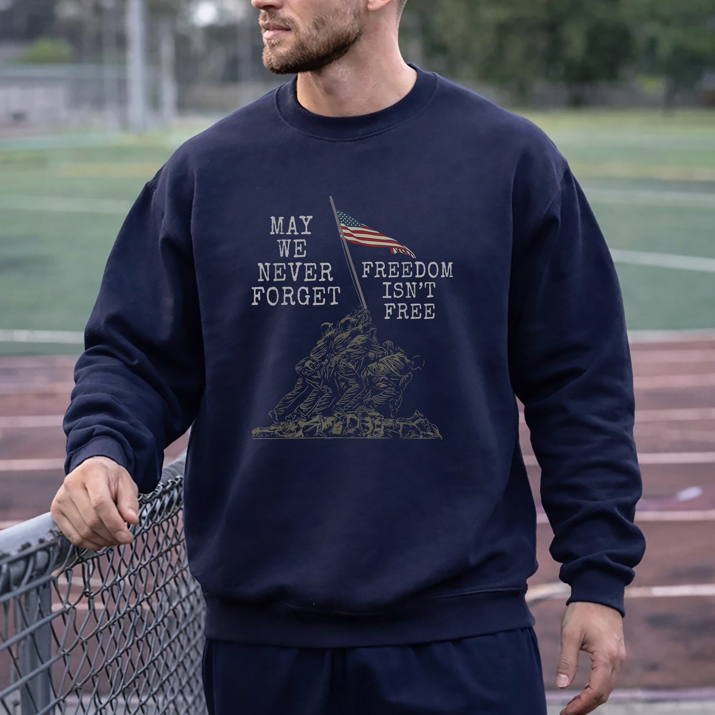 May We Never Forget, Freedom Isn't Free – Veteran Legacy – Unisex Tshirt Gildan / Tshirt Comfort / V-neck/ Hoodie / Sweatshirt