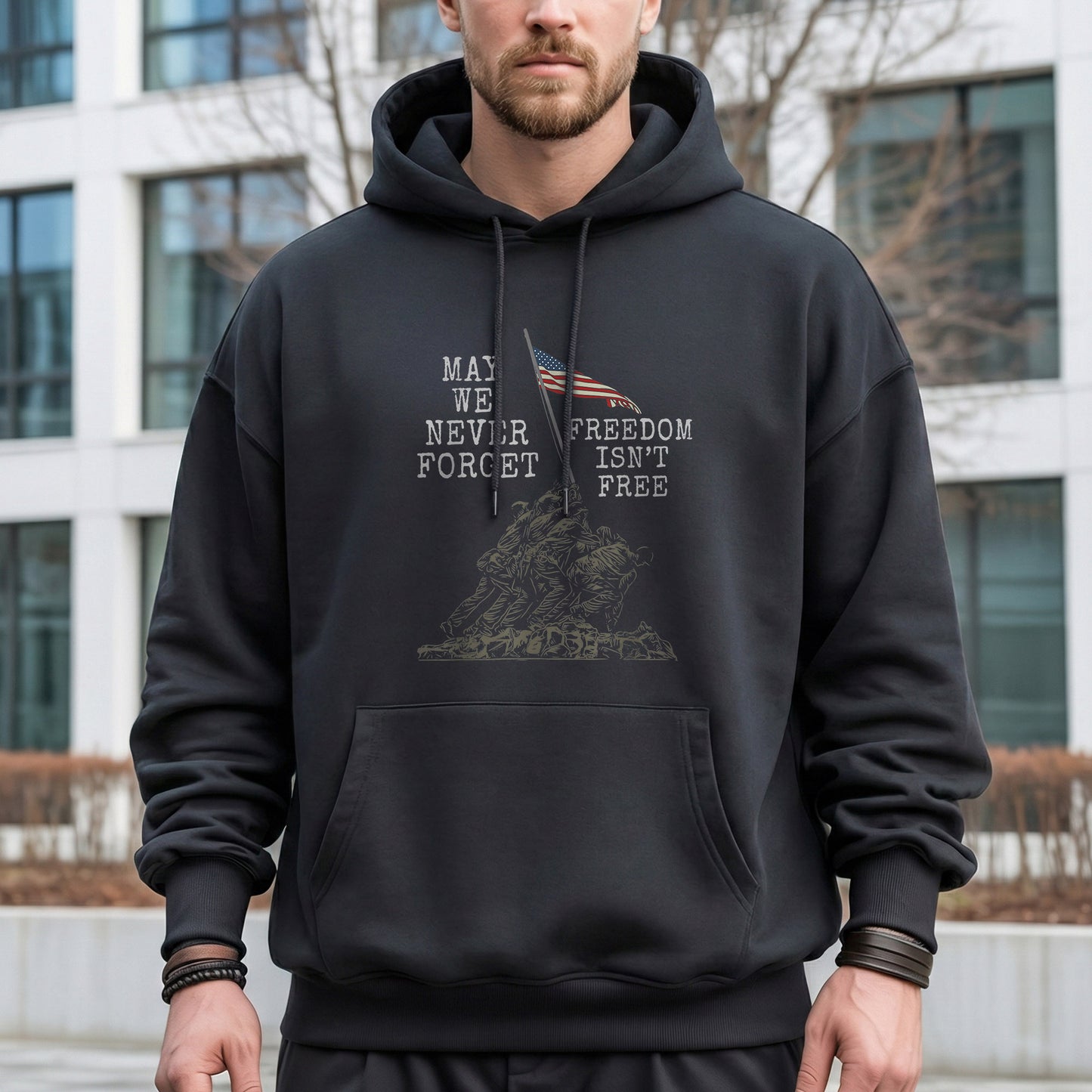May We Never Forget, Freedom Isn't Free – Veteran Legacy – Unisex Tshirt Gildan / Tshirt Comfort / V-neck/ Hoodie / Sweatshirt