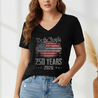 America 250 1776–2026 We The People Flag – American 250th Anniversary – Unisex Tshirt Gildan / Tshirt Comfort / V-neck/ Hoodie / Sweatshirt