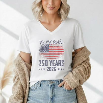 America 250 1776–2026 We The People Flag – American 250th Anniversary – Unisex Tshirt Gildan / Tshirt Comfort / V-neck/ Hoodie / Sweatshirt