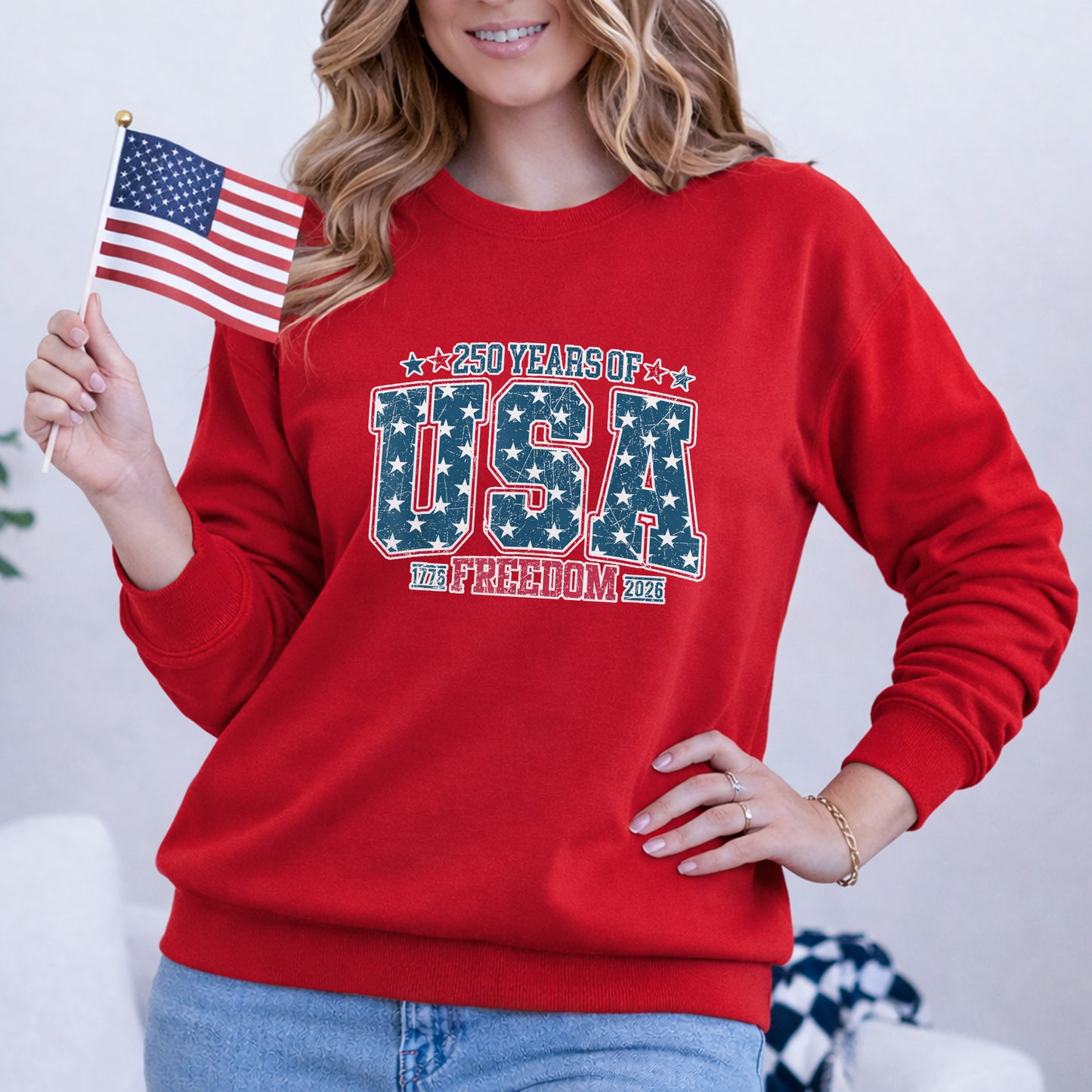 America 250 Celebration – America 250th Anniversary – Unisex Tshirt Gildan / Tshirt Comfort / V-neck/ Hoodie / Sweatshirt
