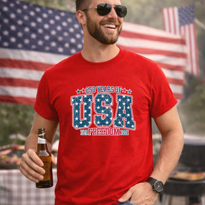 America 250 Celebration – America 250th Anniversary – Unisex Tshirt Gildan / Tshirt Comfort / V-neck/ Hoodie / Sweatshirt