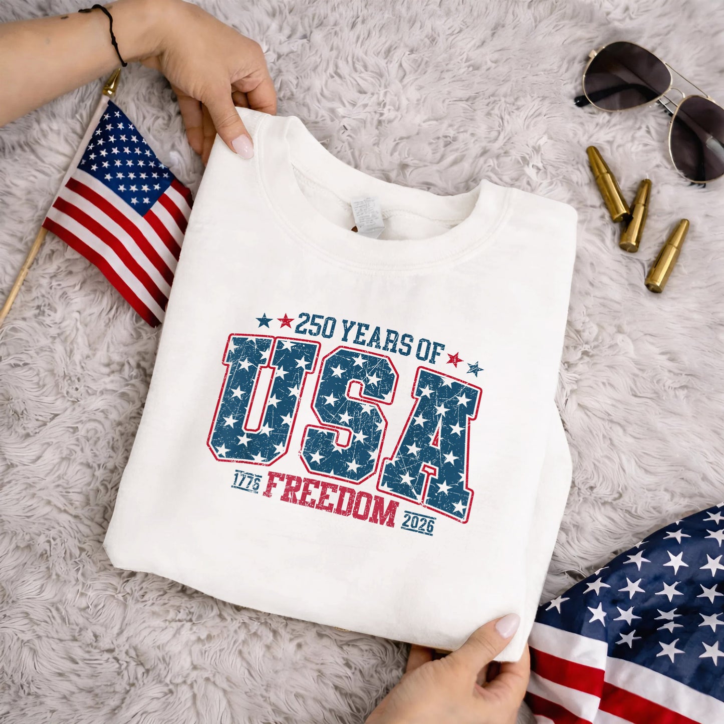 America 250 Celebration – America 250th Anniversary – Unisex Tshirt Gildan / Tshirt Comfort / V-neck/ Hoodie / Sweatshirt
