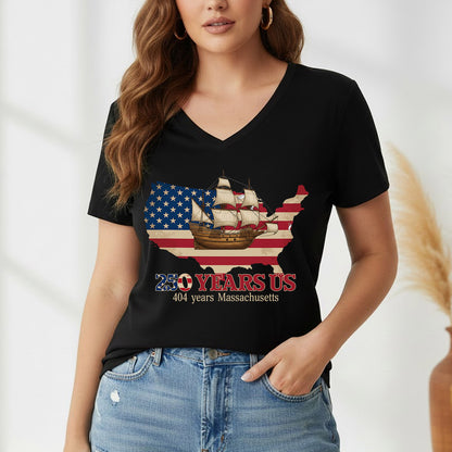 USA Map Flag Mayflower: Massachusetts – State Pride – Unisex Tshirt Gildan / Tshirt Comfort / V-neck/ Hoodie / Sweatshirt