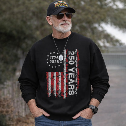 1776–2026 Patriotic Flag 250th Anniversary – Faith & Freedom – Unisex Tshirt Gildan / Tshirt Comfort / V-neck/ Hoodie / Sweatshirt