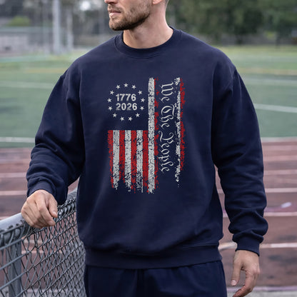 1776-2026 American Flag We The People – American 250th Anniversary – Unisex Tshirt Gildan / Tshirt Comfort / V-neck/ Hoodie / Sweatshirt
