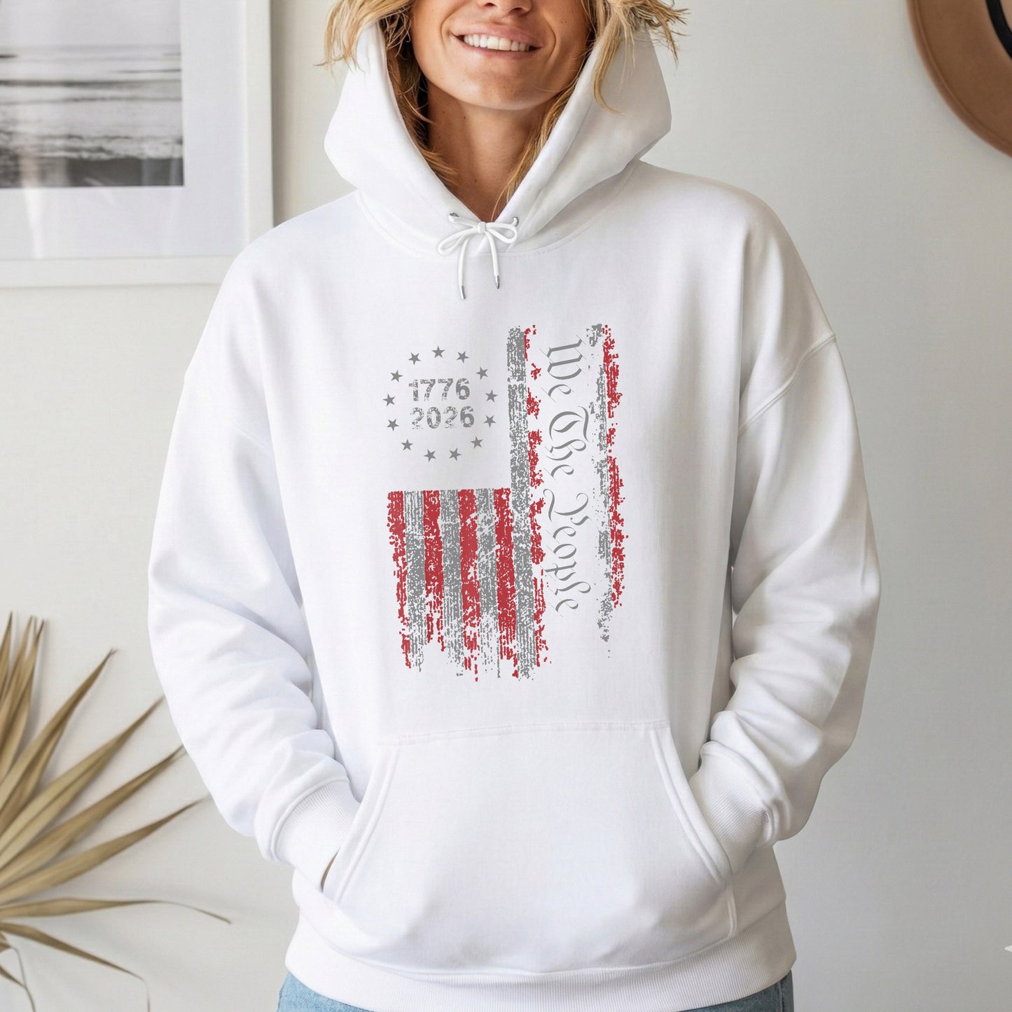 1776-2026 American Flag We The People – American 250th Anniversary – Unisex Tshirt Gildan / Tshirt Comfort / V-neck/ Hoodie / Sweatshirt